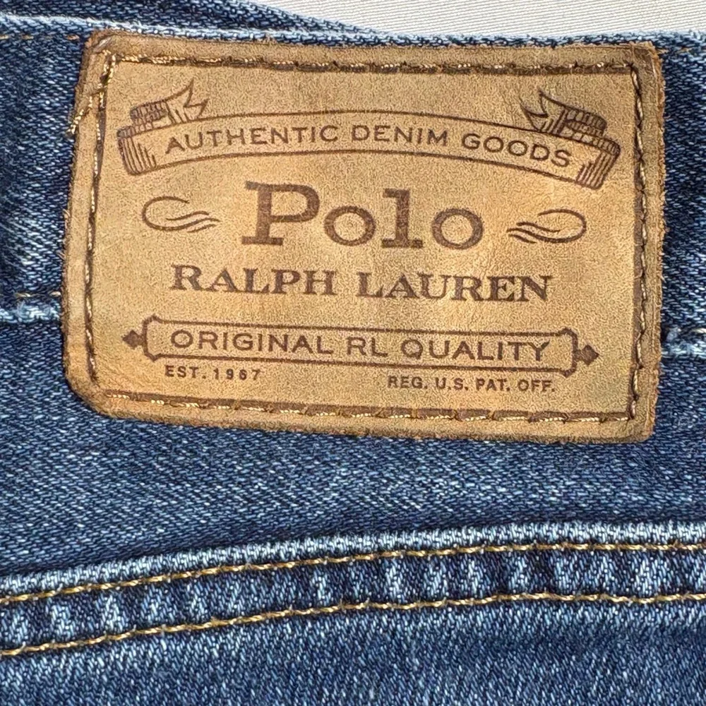 Polo Ralph Lauren Hampton Relaxed Straight Jeans Mens 32x34 Blue Denim Classic